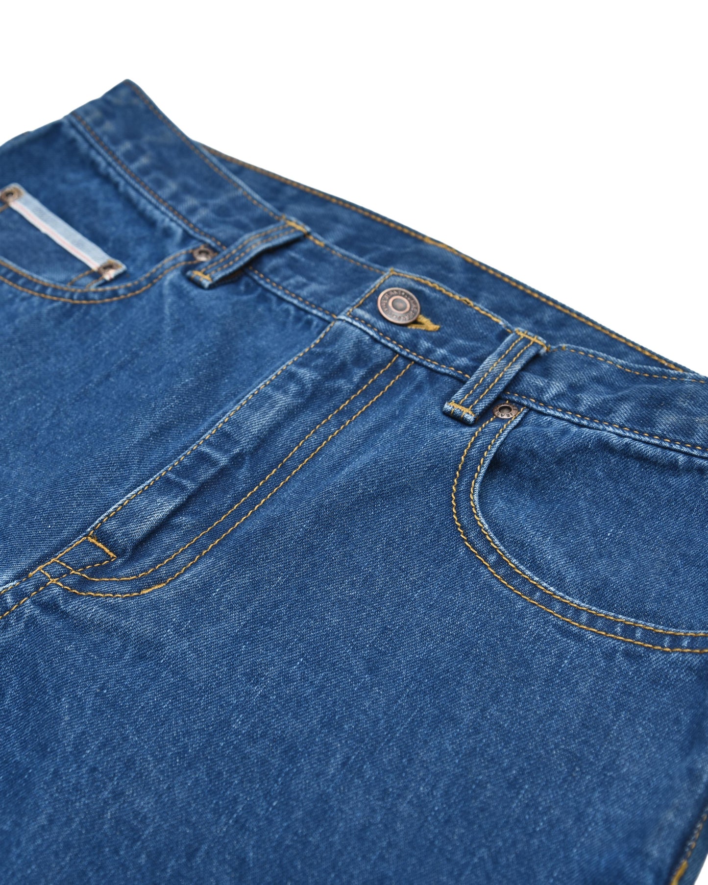 Kaihara Fade Washed Indigo Selvedge Jeans