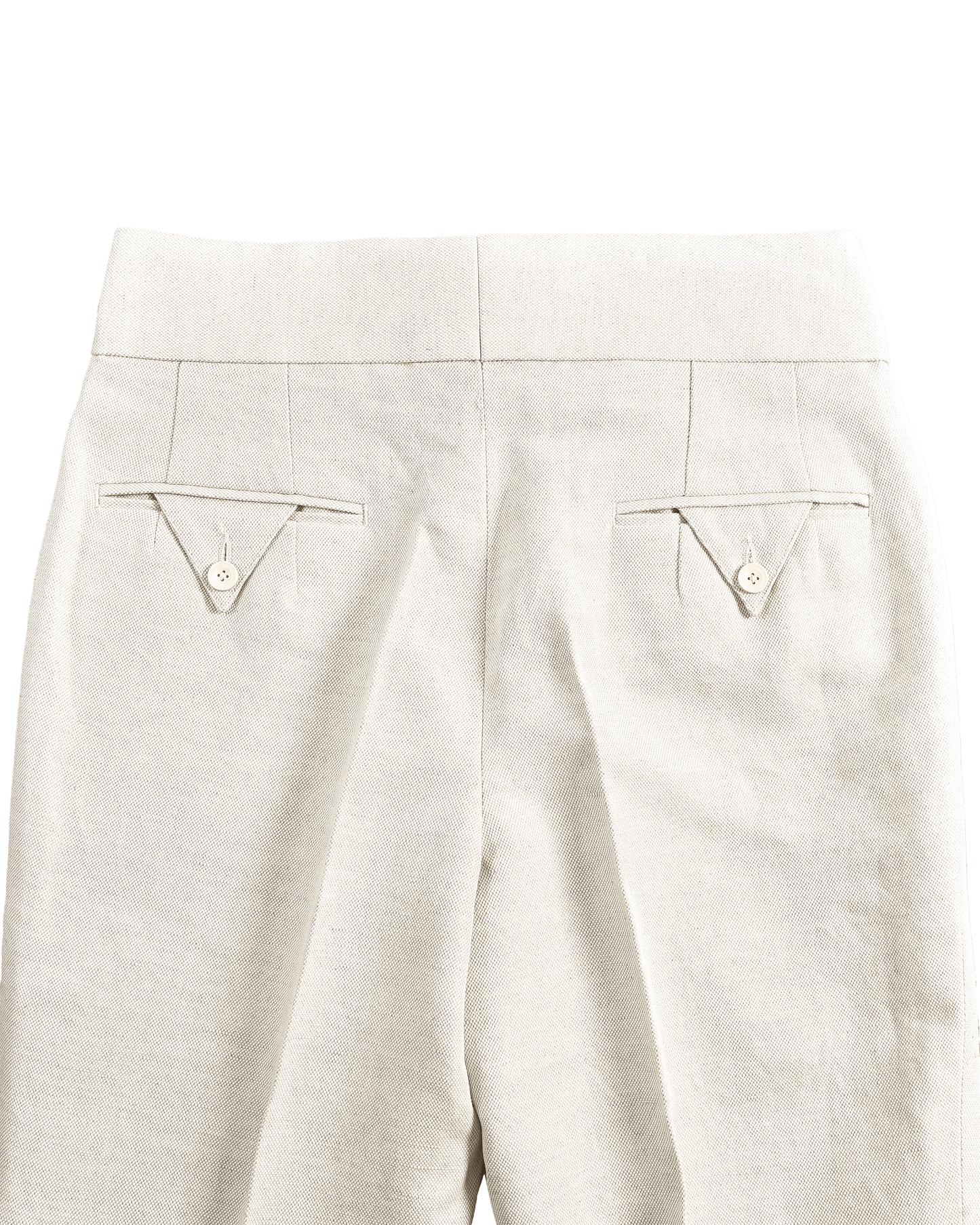 Gurkha Pants Linen Vintage Cream Birdseye