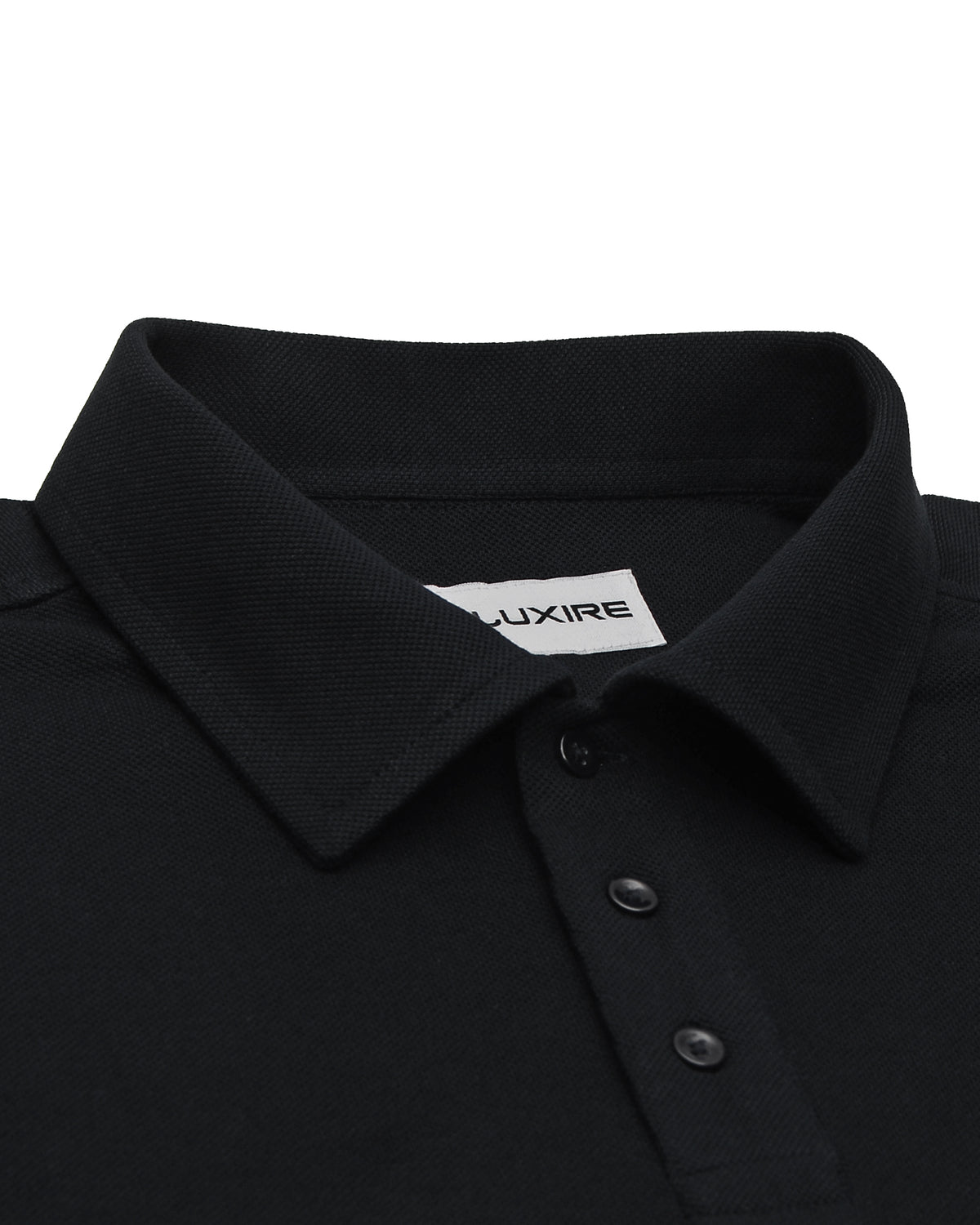 EZS Aria Black Long Sleeve Polo - 5