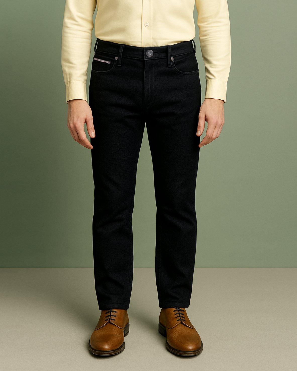 Black Selvedge Jeans - 1