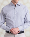 Grey University Stripes Oxford Shirt