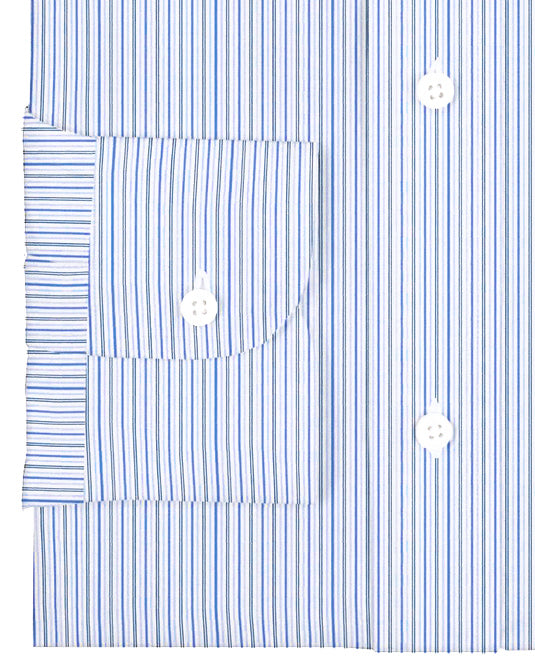 Alumo Light Blue Cornflower and Navy Stripes - 3