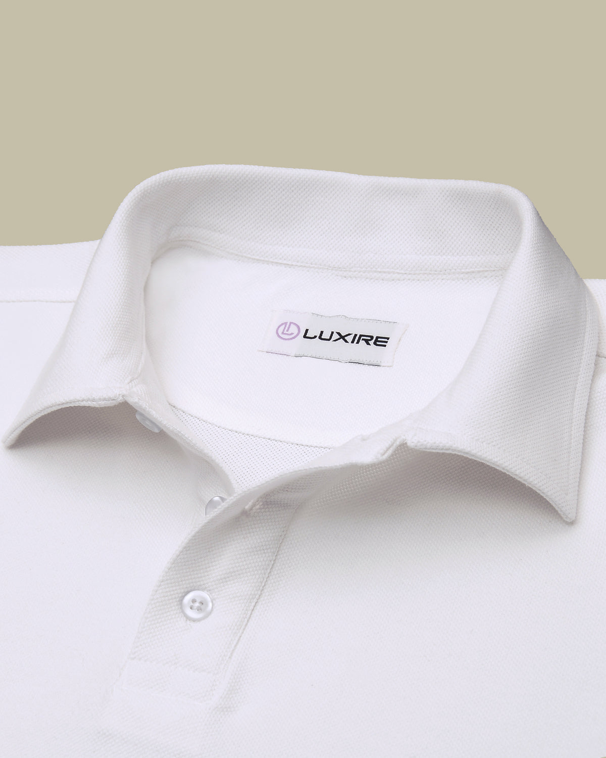 EZS Aria White Long Sleeve Polo - 10