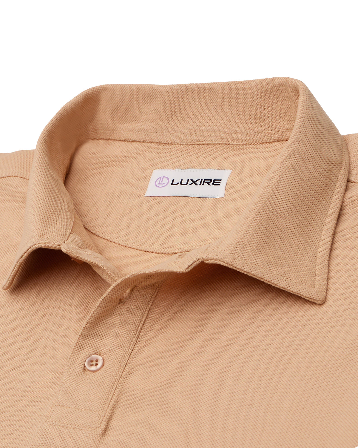 EZS Aria Beige Long Sleeve Polo - 10