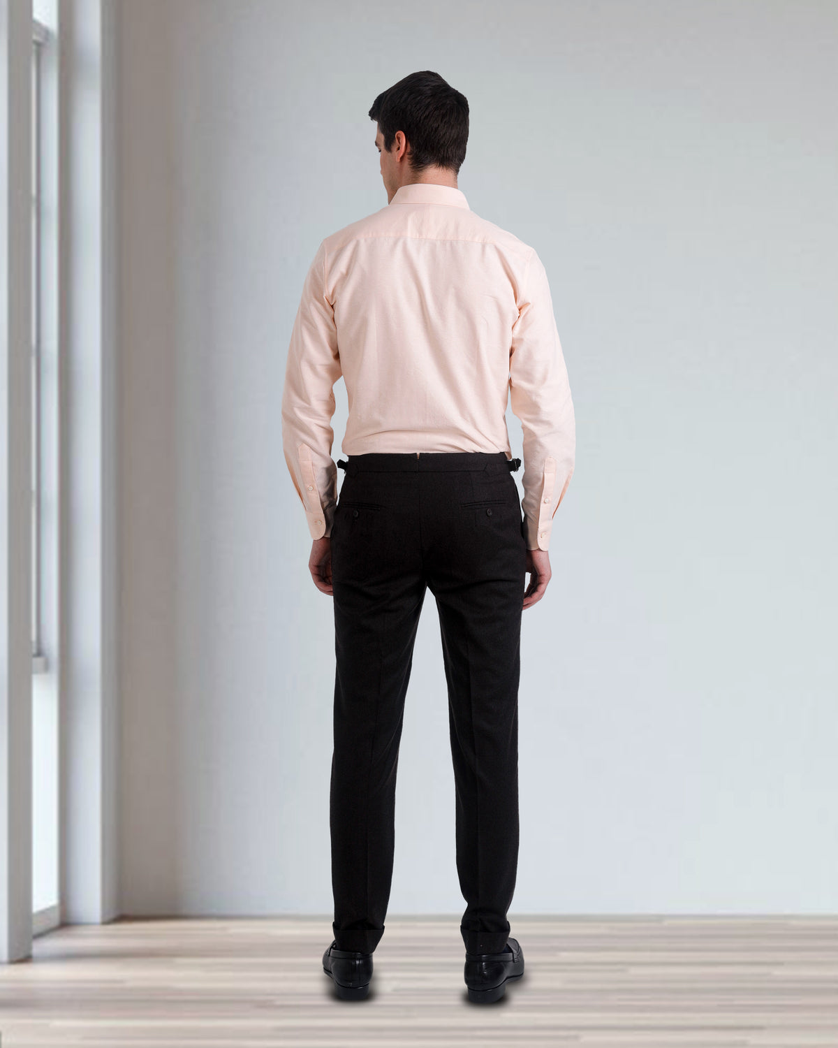 VBC Dark Brown Flannel Dress Pant - 5