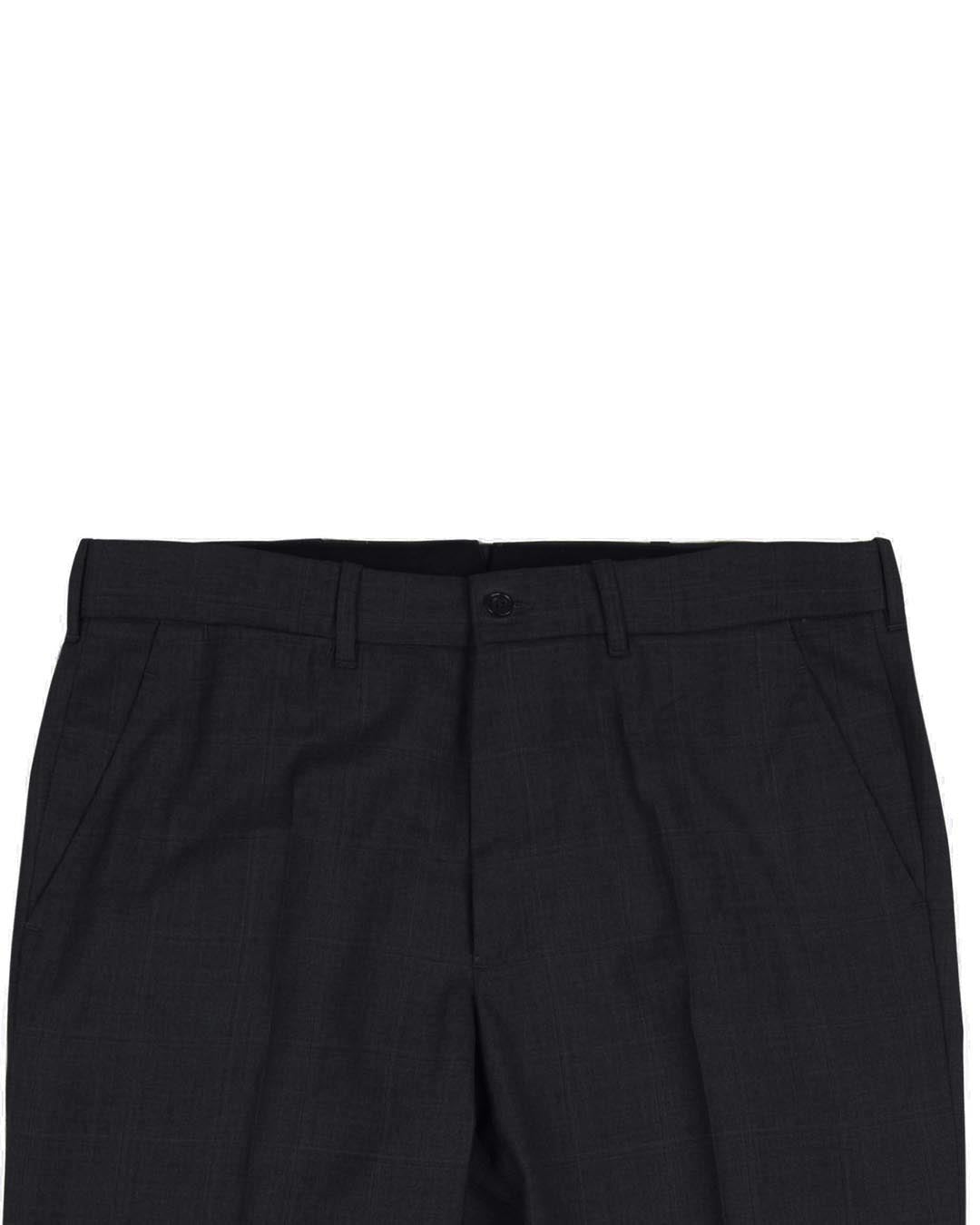 Drago: Super 160s Charcoal Prince of Wales Checks - 2