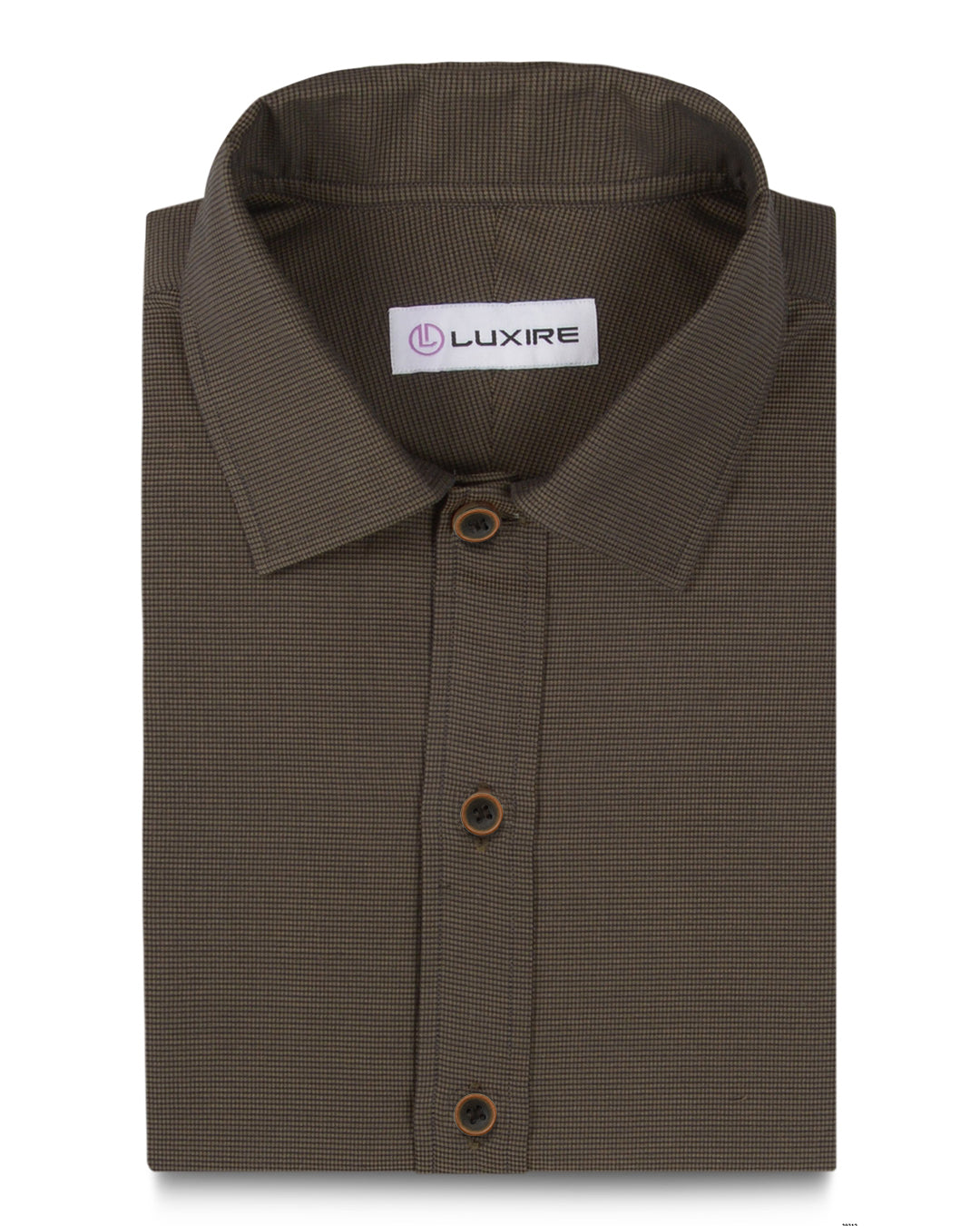 Brown Black Pin Checks - 1