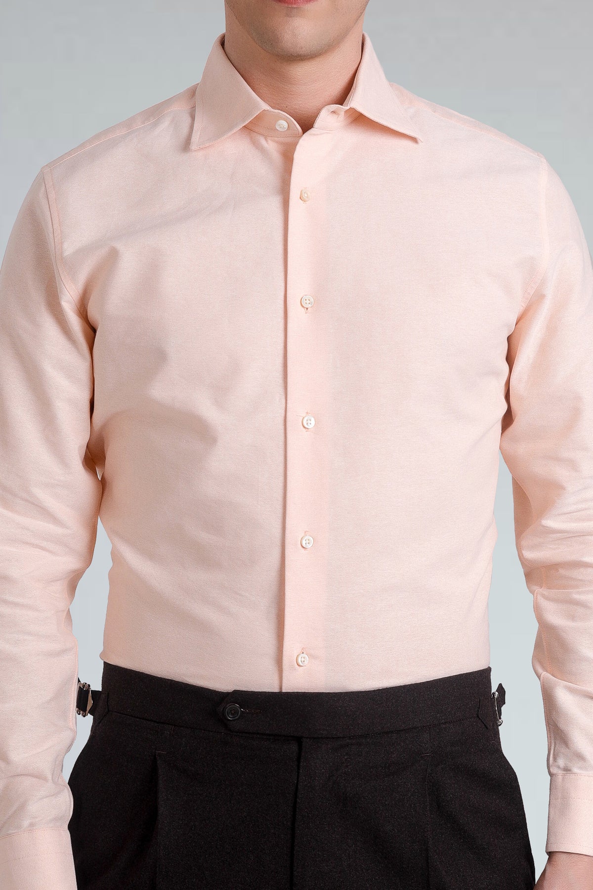 Pale Orange Classic Oxford Shirt - 1
