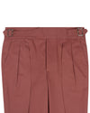 Gurkha Pant in Dugdale Cotton Brick Red Twill