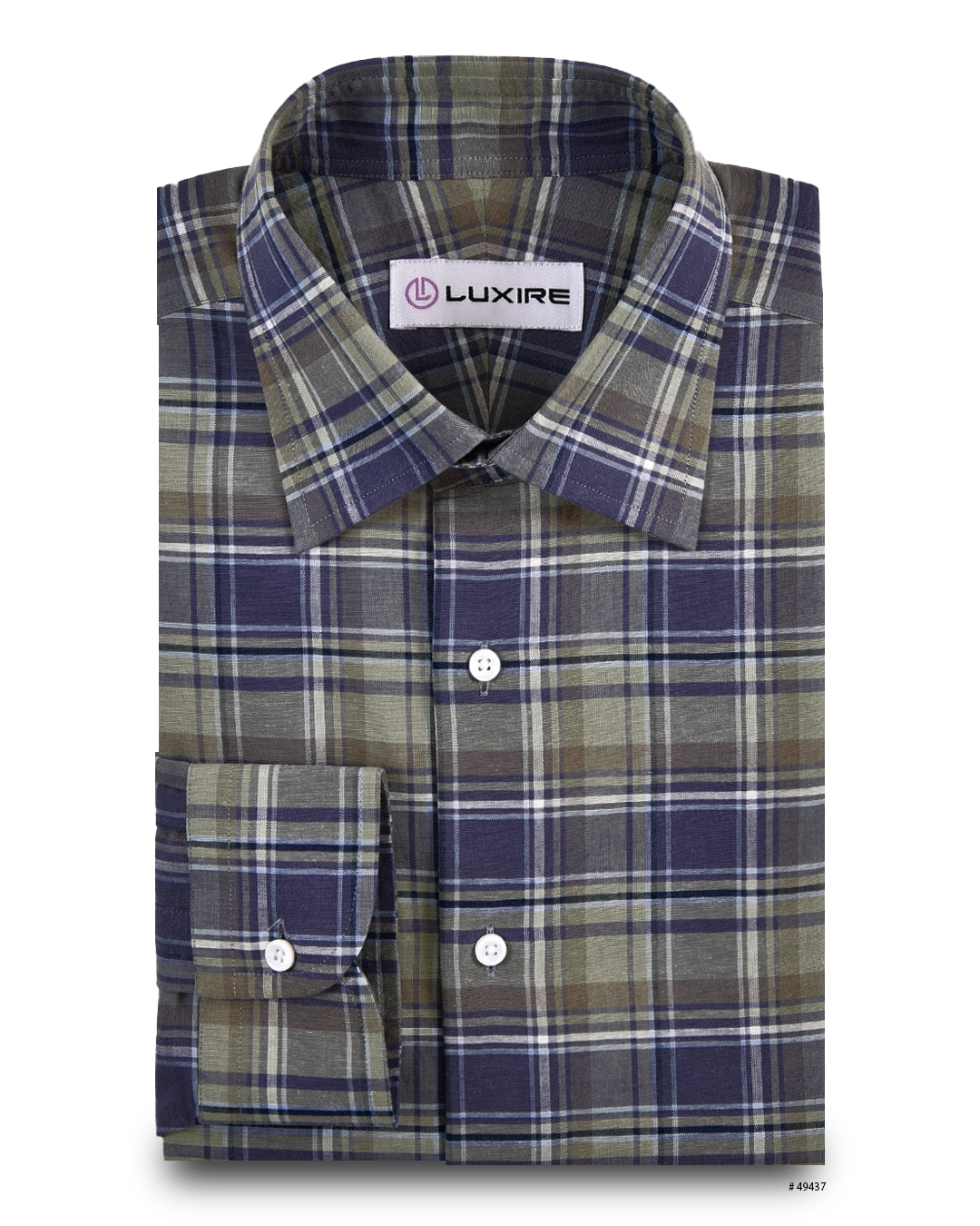 Green Grey Light Plaid - 1