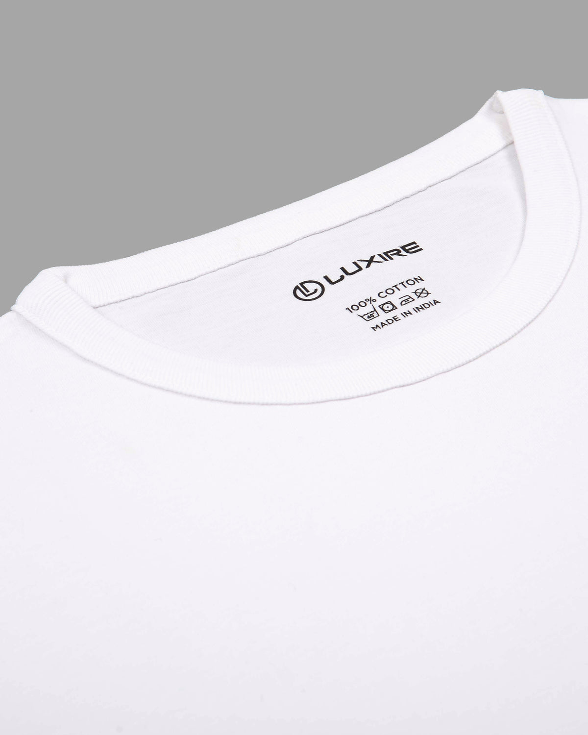 EZS Aria White Crewneck T-Shirt - 8