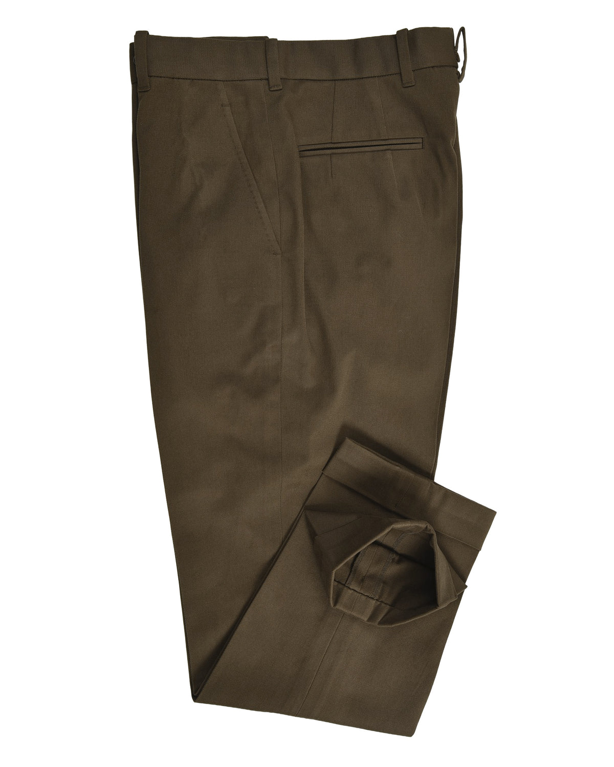 Dacota Soft Dark Brown Stretch Twill Pants - 3