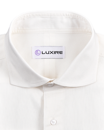 Off White Self Textured Shirt