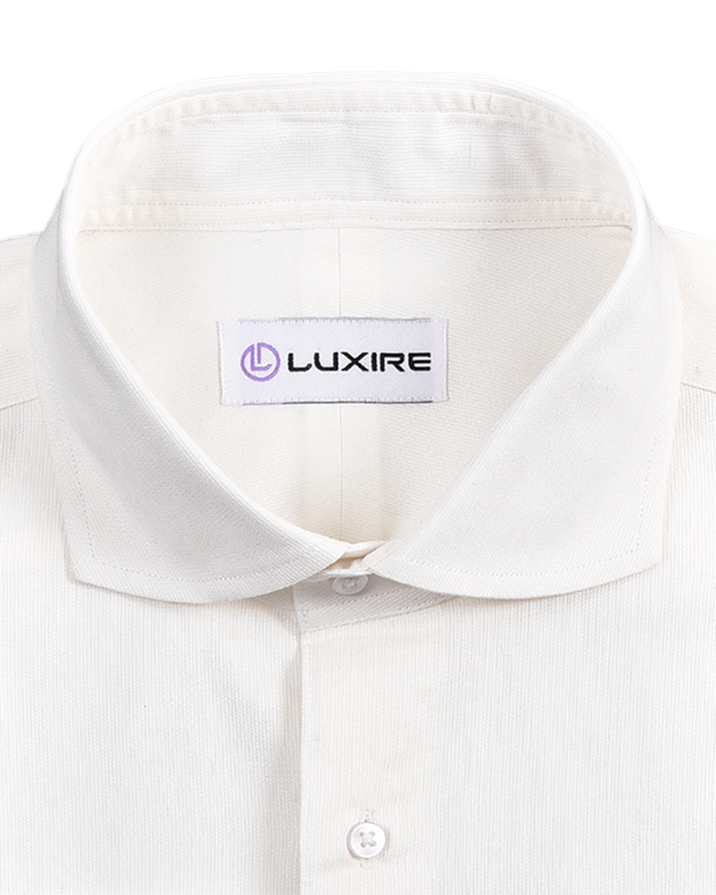 Off White Self Textured Shirt