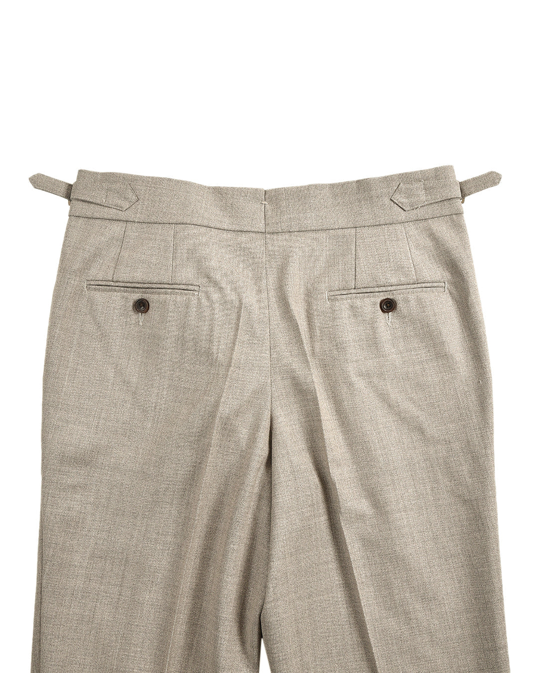 VBC - 4 Ply Tropical Wool: Grey Ecru Melange Pant - 6