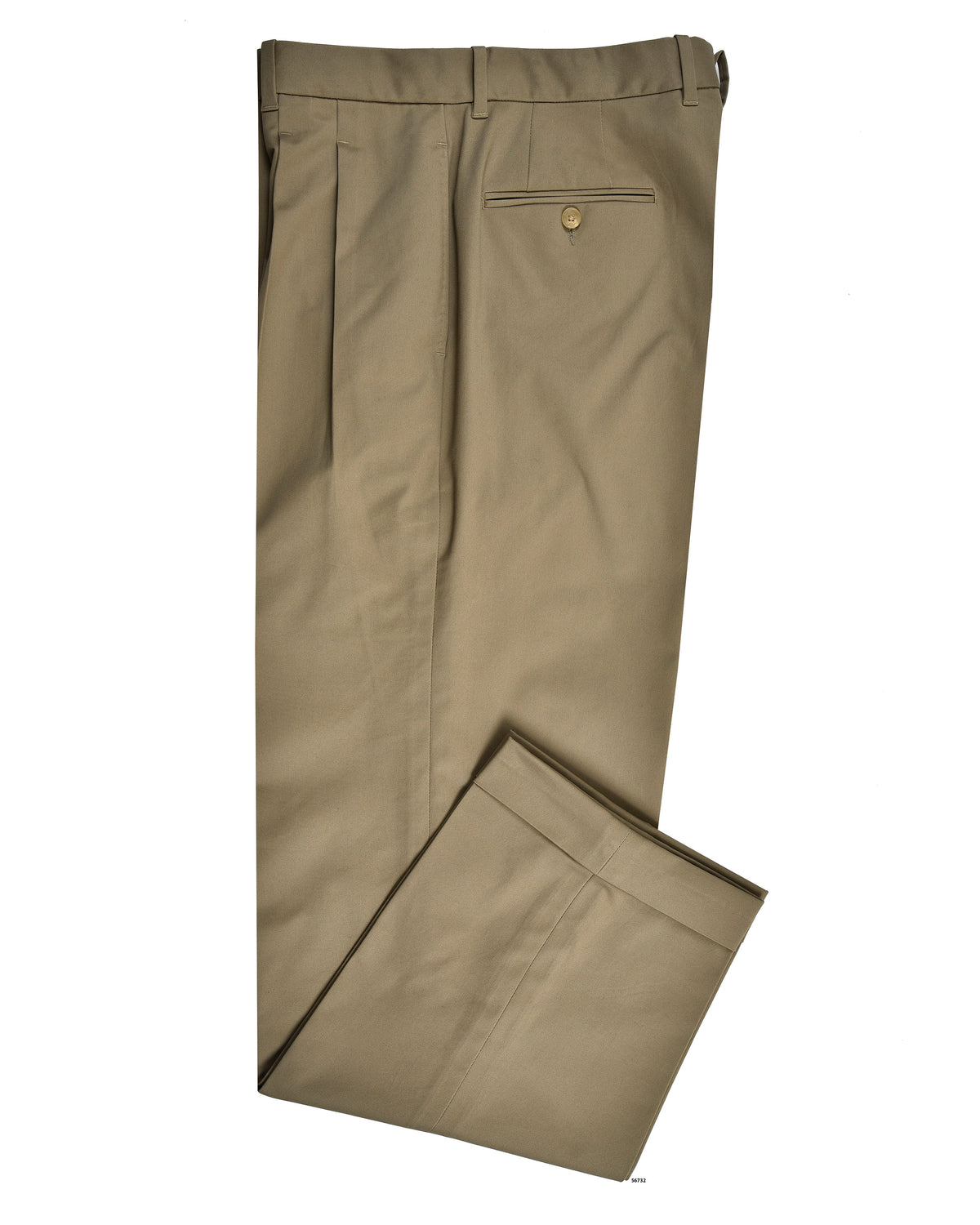Khaki Stretchable Pant - 1