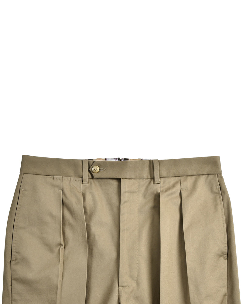 Khaki Stretchable chino