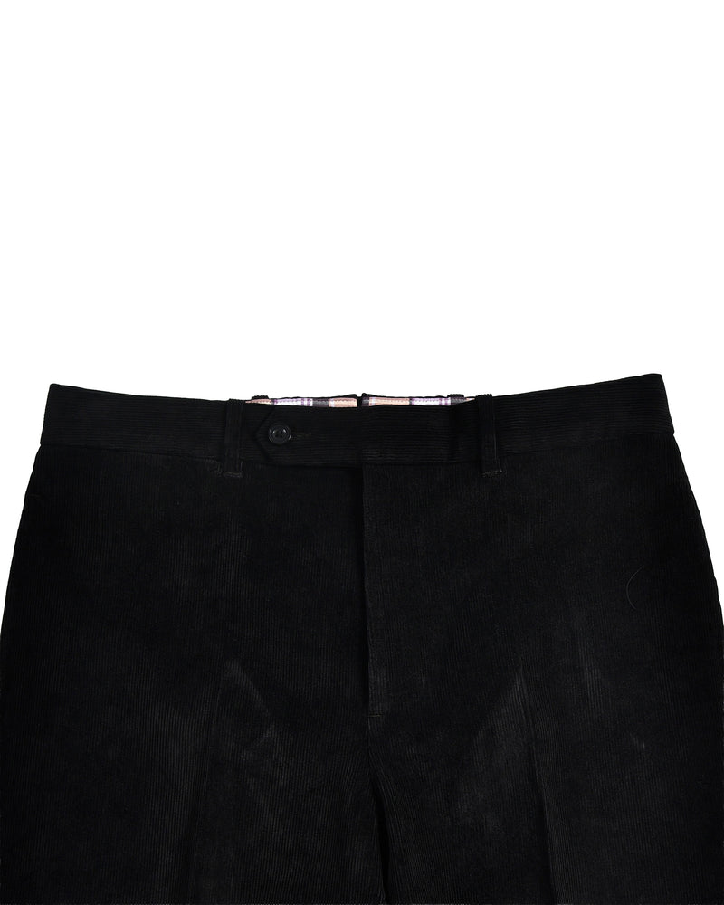 Midnight Black Corduroy
