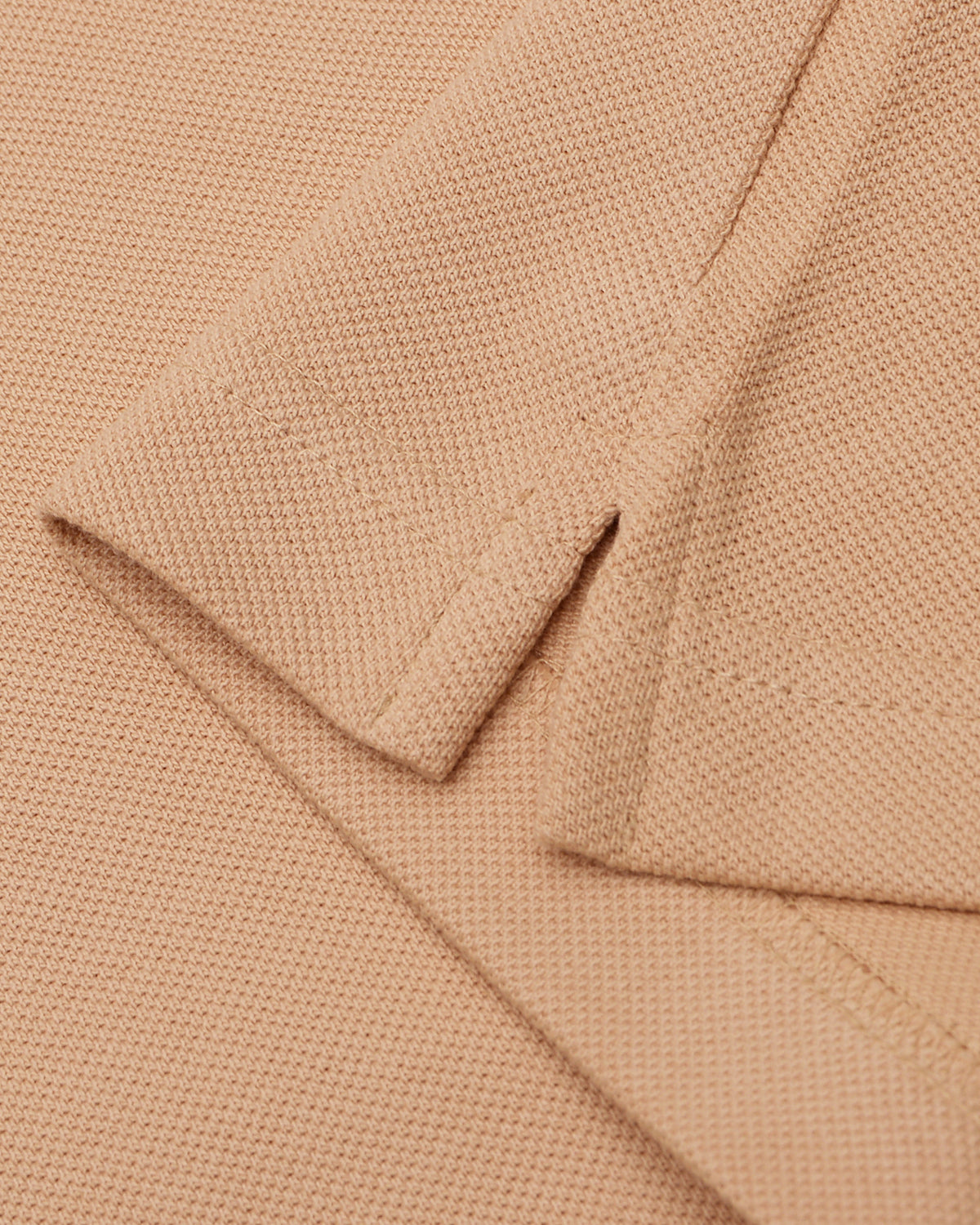 EZS Aria Beige Long Sleeve Polo - 7