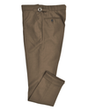 Dugdale Tobacco Wool Flannel Dress Pant