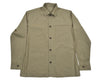 Fresco Cotton Pale Olive Shirt Jacket