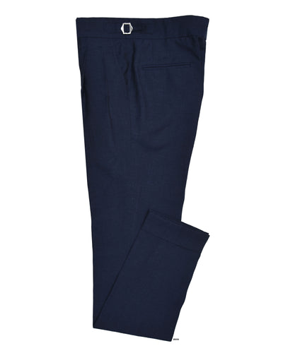 VBC: Navy Blue Wool-Linen