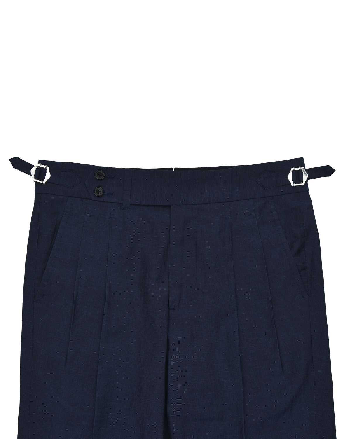 VBC: Navy Blue Wool-Linen - 3
