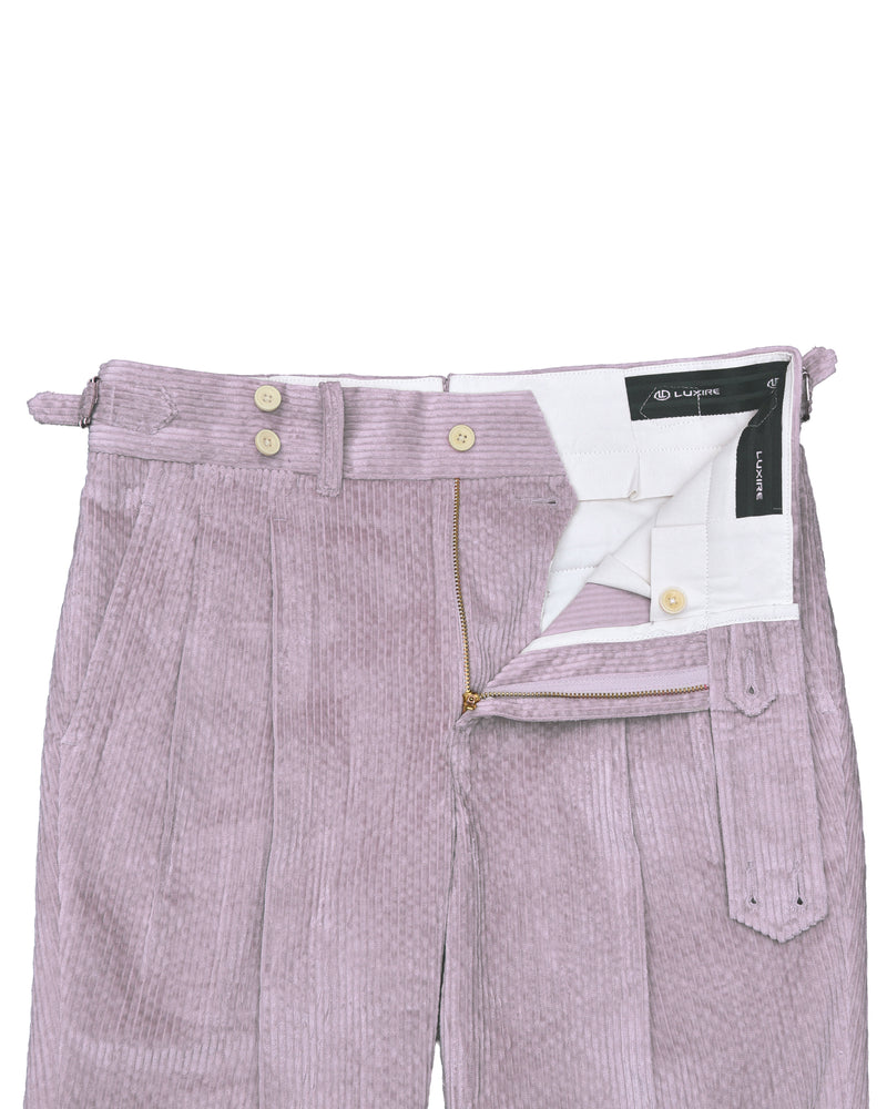 Modrone Corduroy Seersucker Lavender -8 Wale