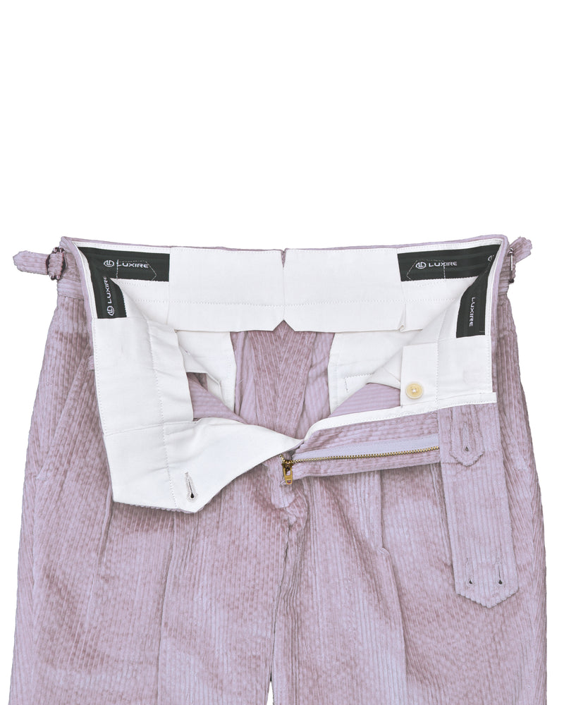 Modrone Corduroy Seersucker Lavender -8 Wale