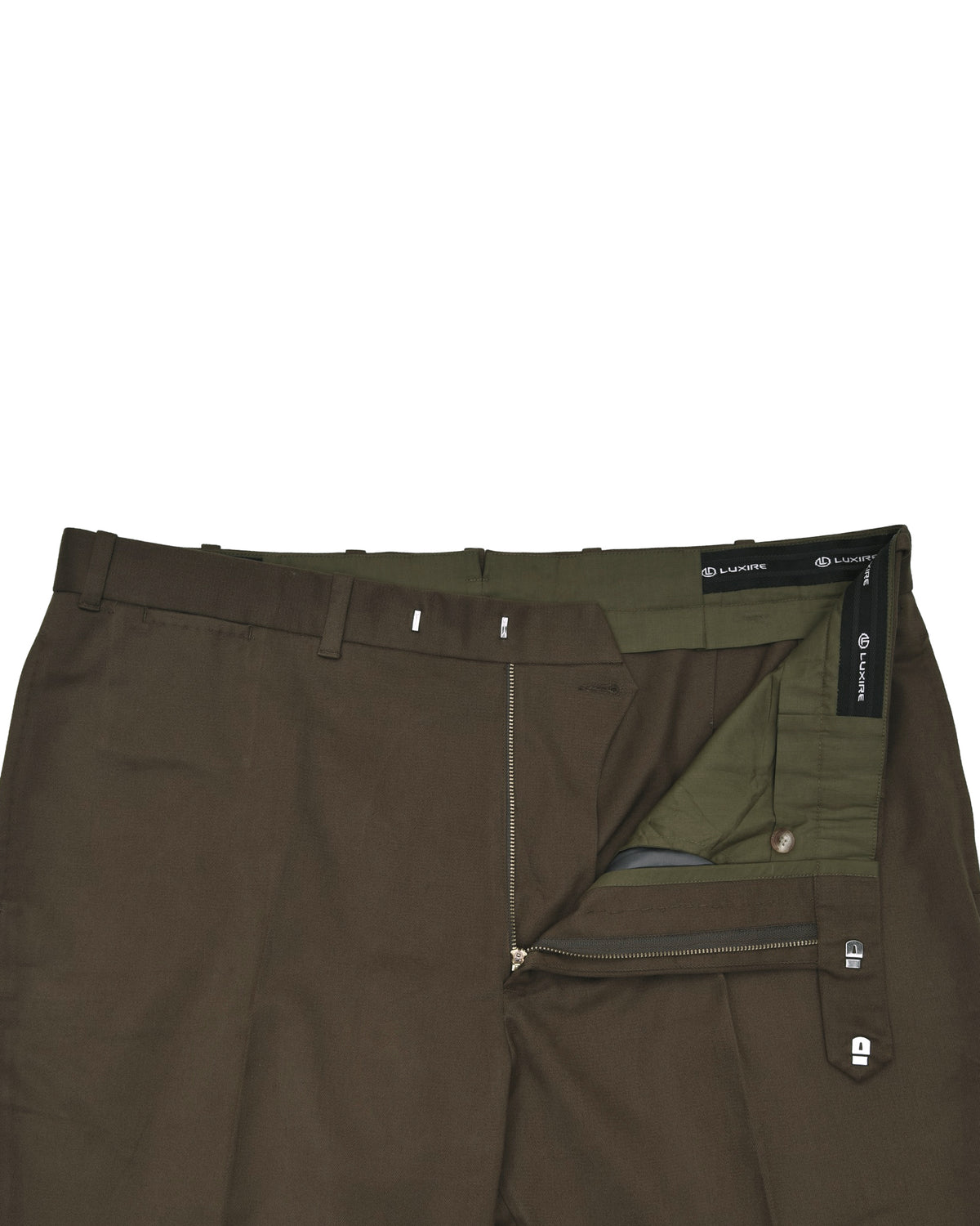 Dacota Soft Dark Brown Stretch Twill Pants - 4