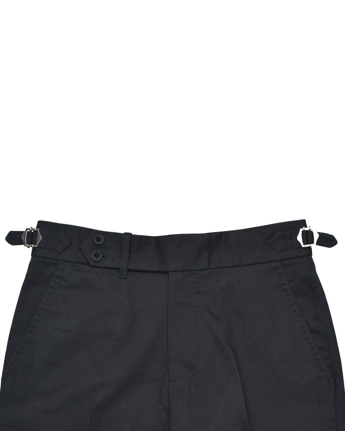 Dark Charcoal Grey Twill Pant - 3
