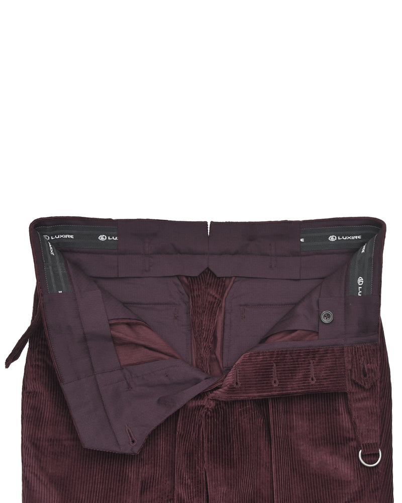 Modrone 8-Wale Maroon Corduroy