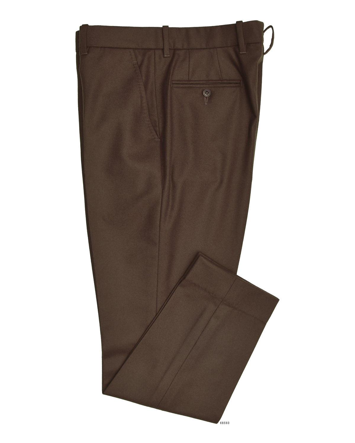 VBC:100% Wool Mud Brown Flannel - 1