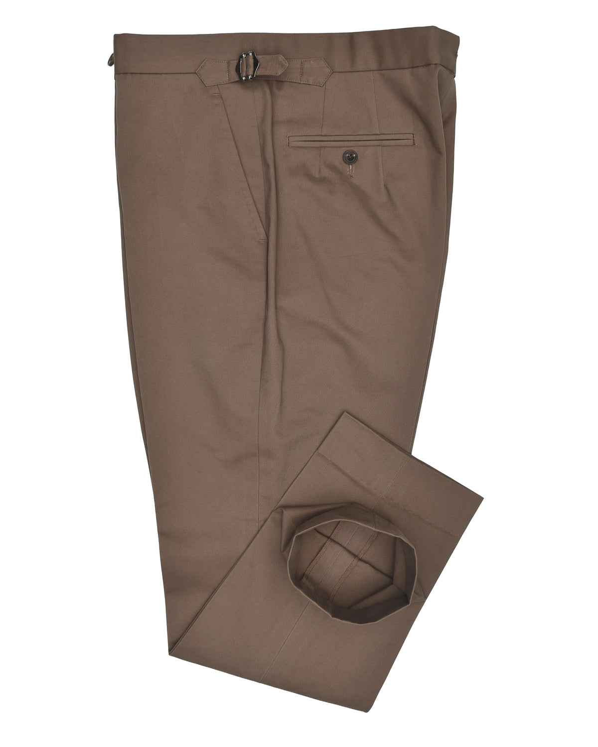 Light Choco Brown Washed Chino - 3