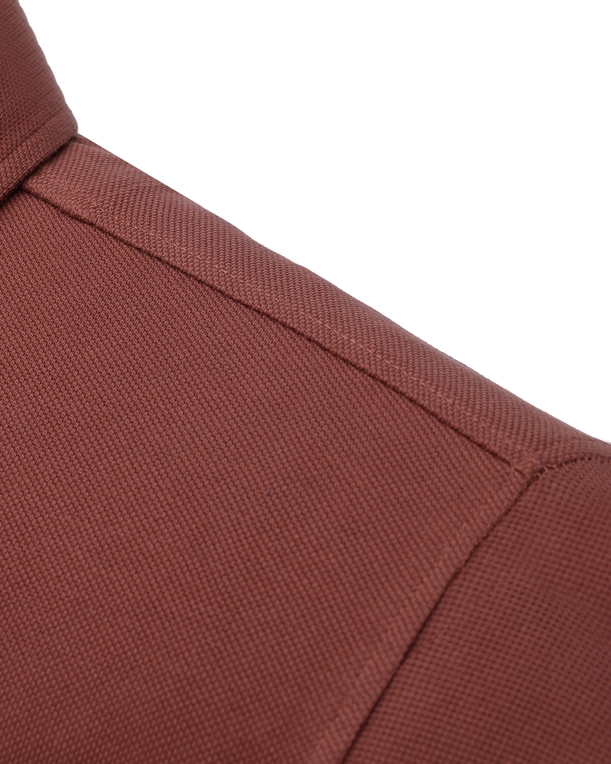 EZS Aria Rust Long Sleeve Polo - 6