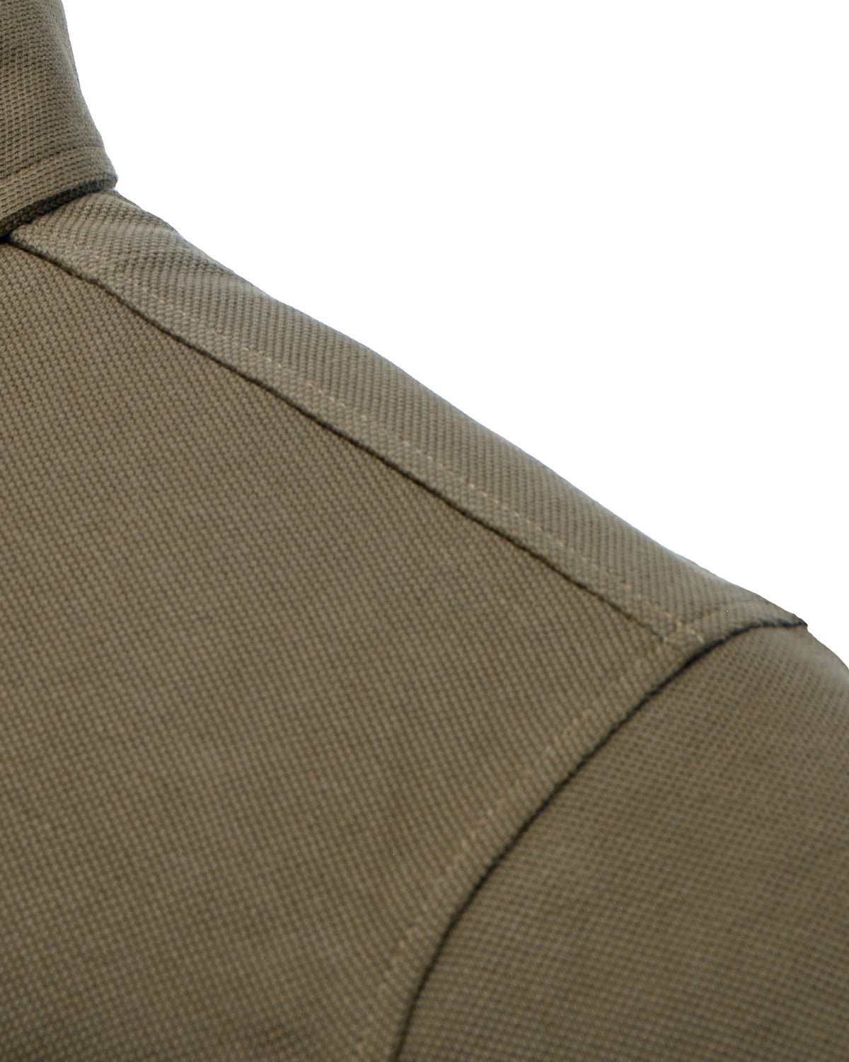 EZS Aria Olive Long Sleeve Polo - 6