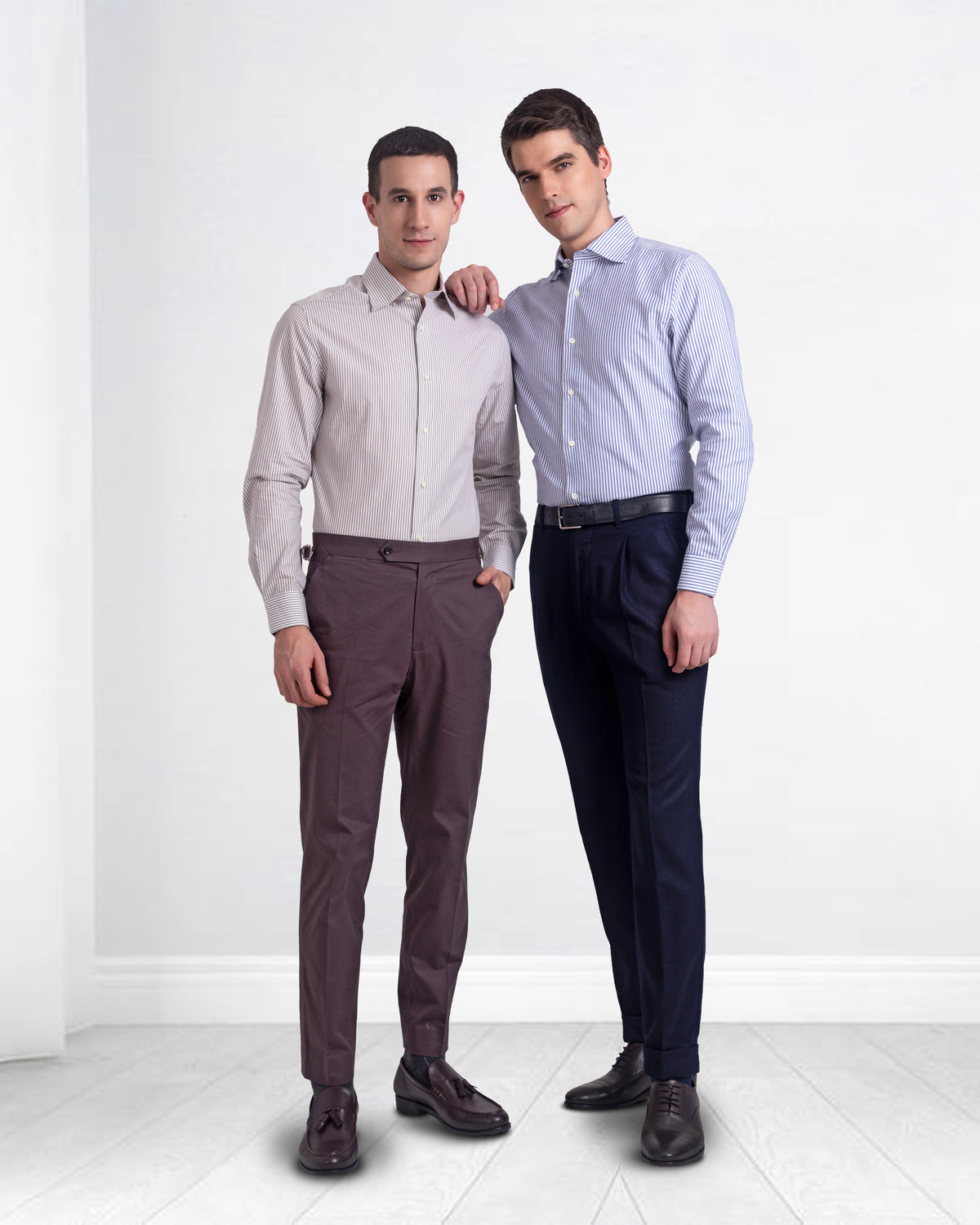 Choco Brown Plain Dress Pant - 6