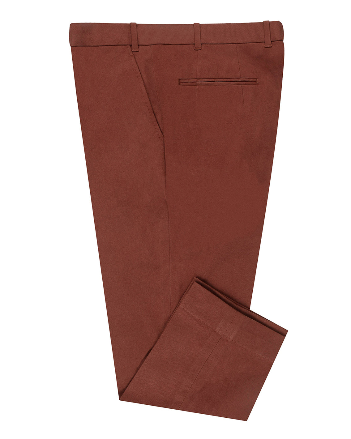 Brown 4-Way Stretchable Soft Chinos - 1