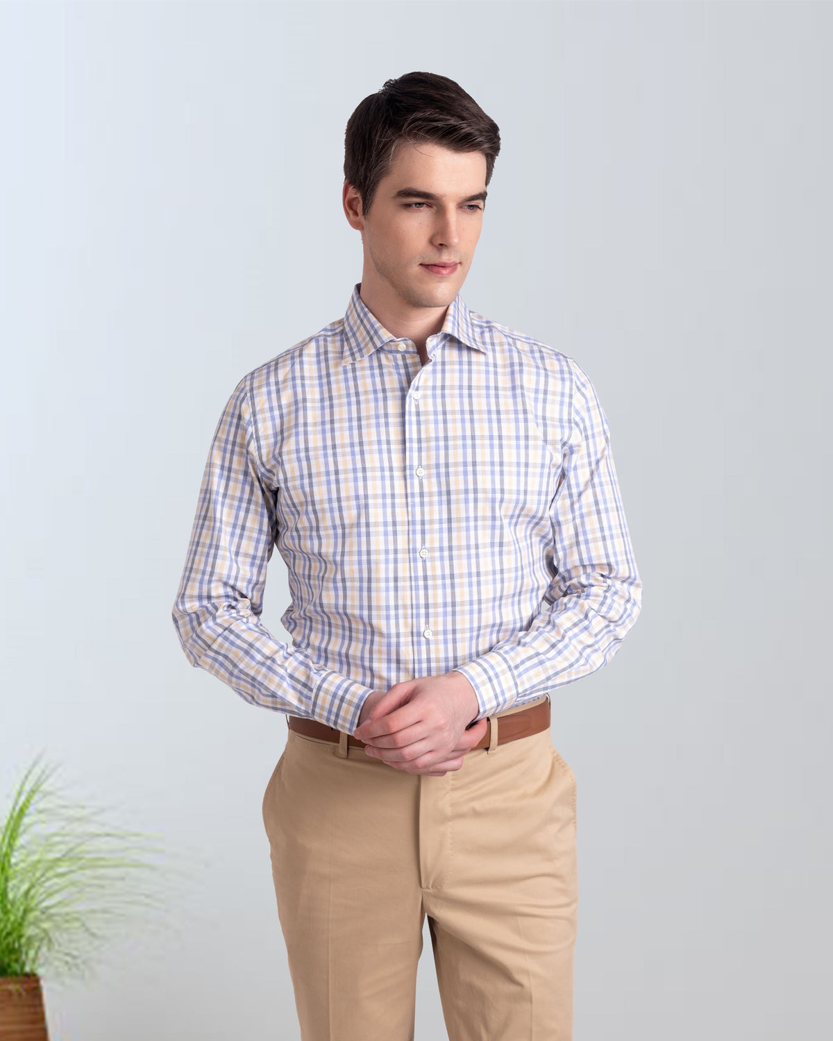Country Blue Yellow Tatersall Shirt - 2