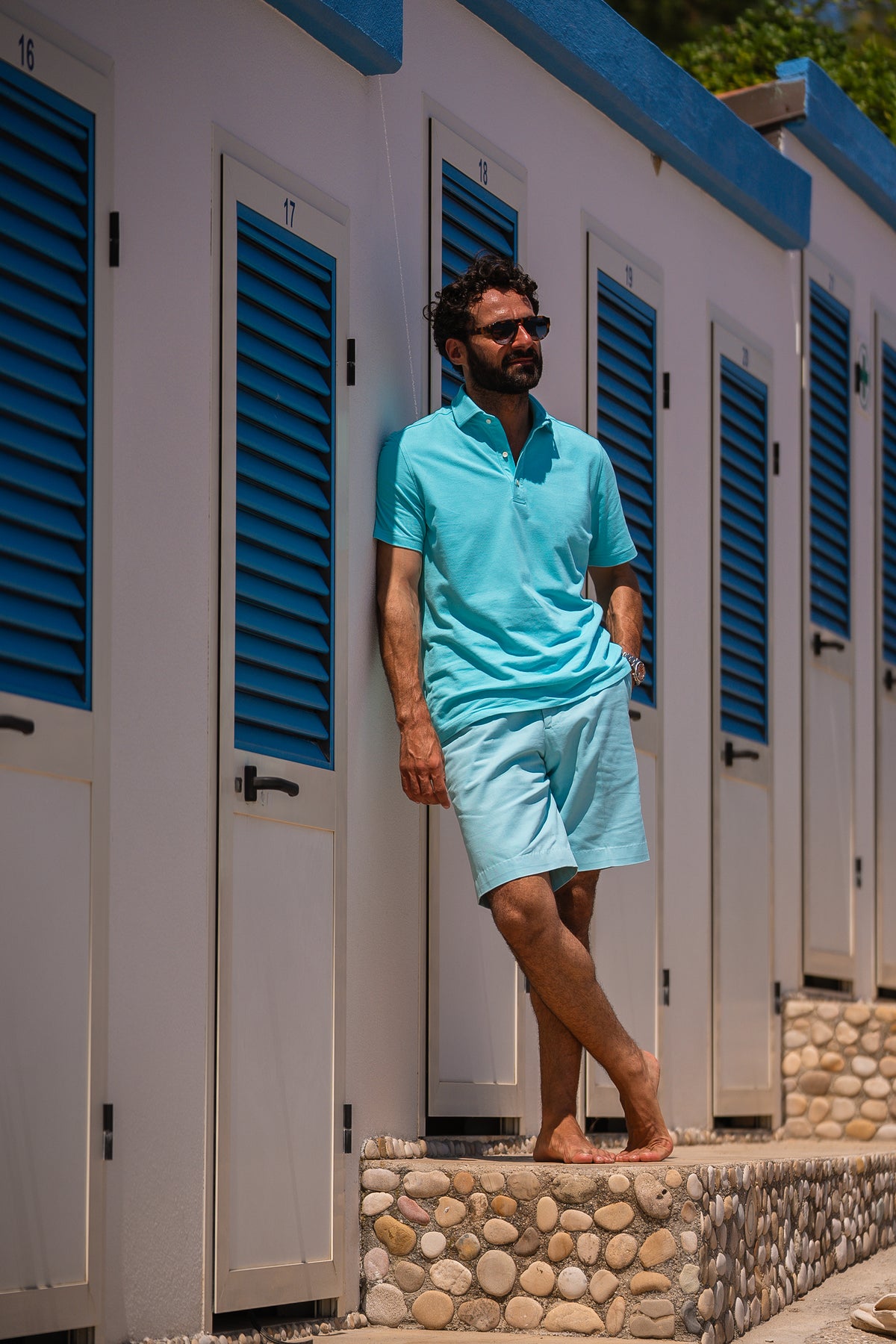 Ice Blue Polo T-Shirt - 2