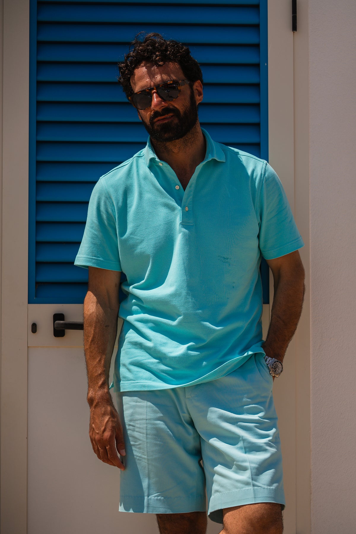 Ice Blue Polo T-Shirt - 11