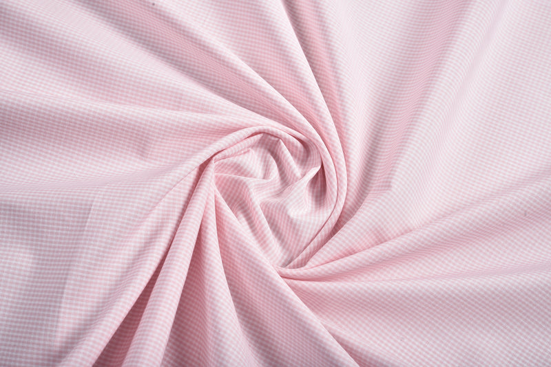 Pale Orange Mini Checks Shirt