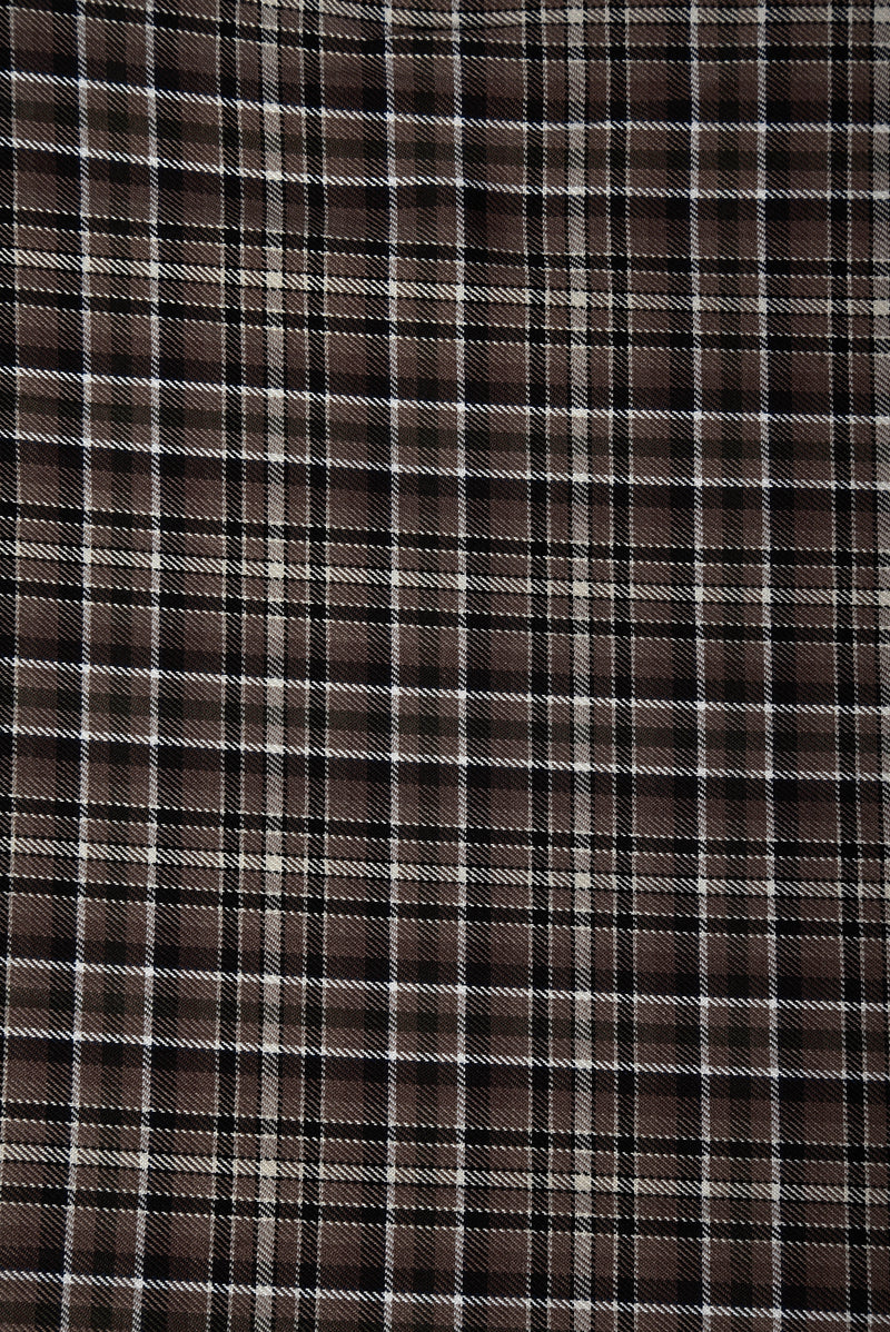 Shades Of Brown Twill Checks