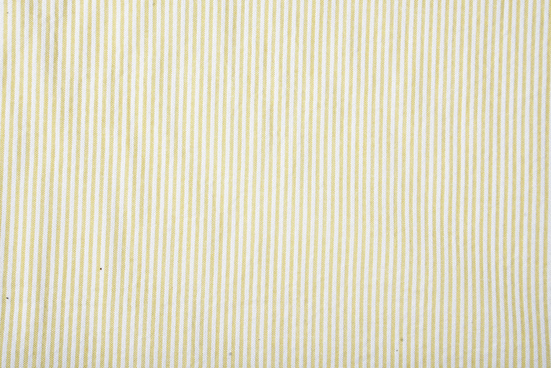 Yellow Dress Stripes  Seersucker