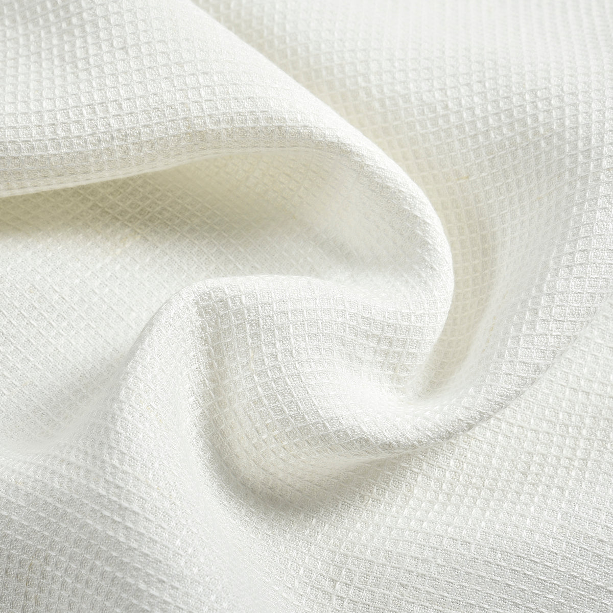 Summer Off-White Shirt in Soft Wash Honeycomb Linen with one piece collar placket - 13