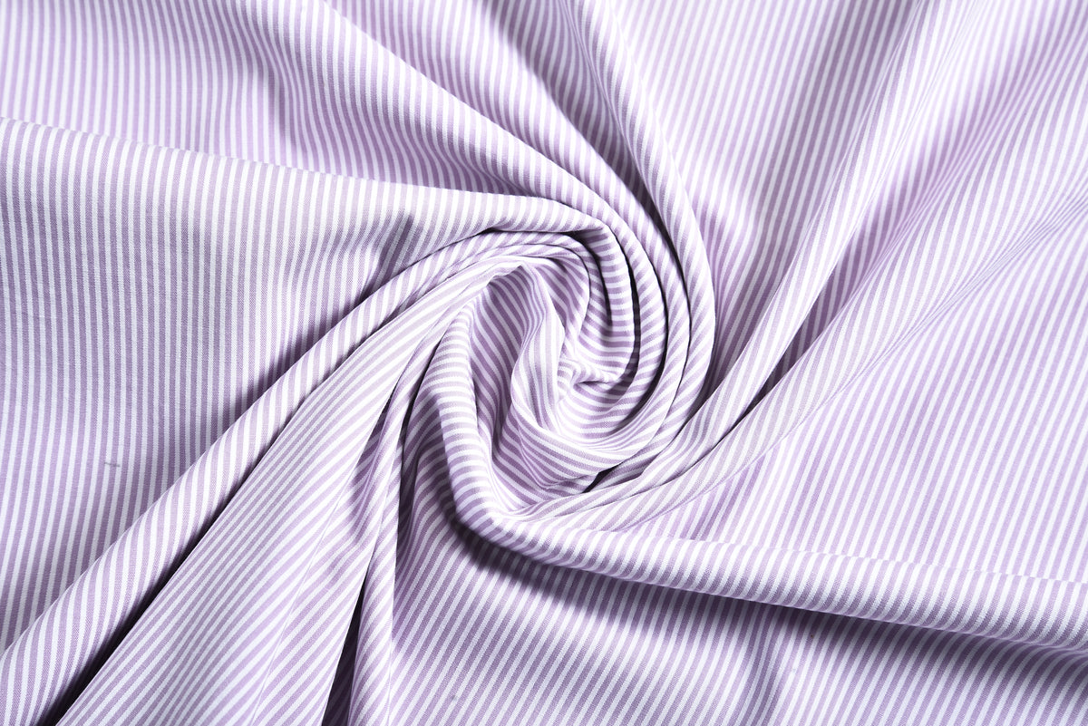 Lavendula Pink Dress Stripes  Seersucker - 2