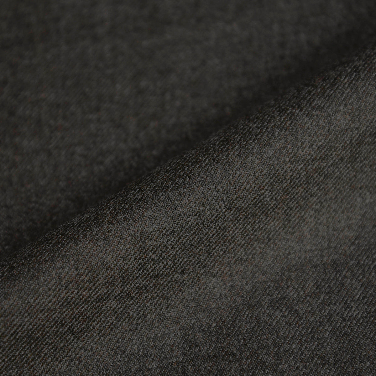Dugdale Olive Grey Wool Flannel Suit - 12