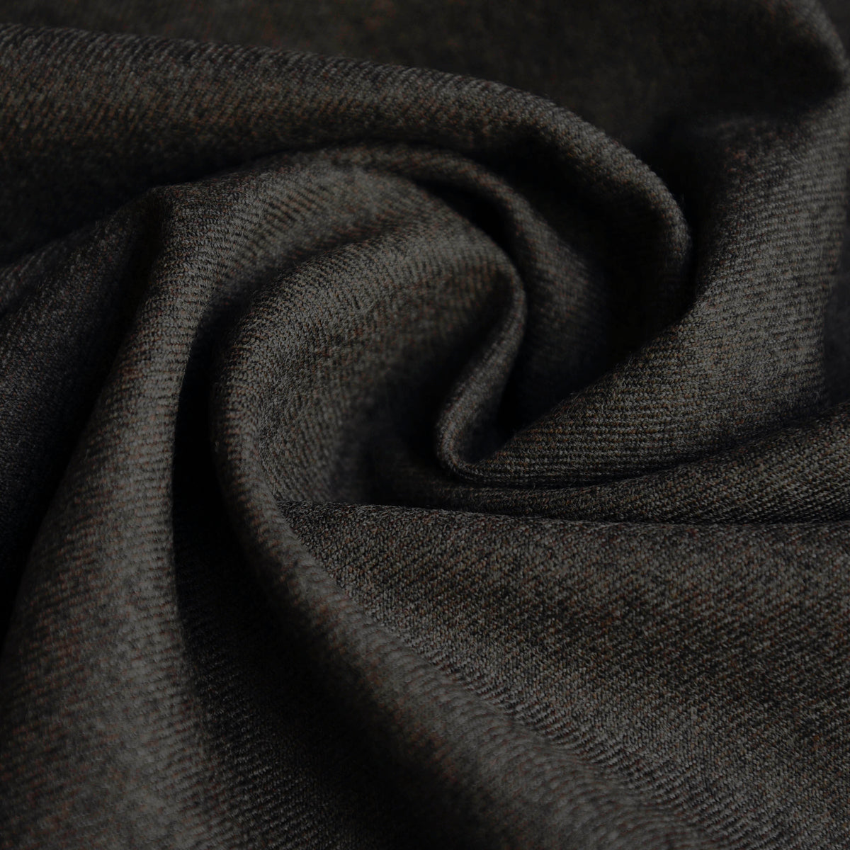 Dugdale Olive Grey Wool Flannel Suit - 13