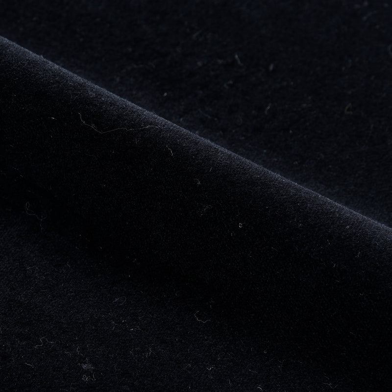 Dugdale Cotton Black Velvet Double Breasted Jacket