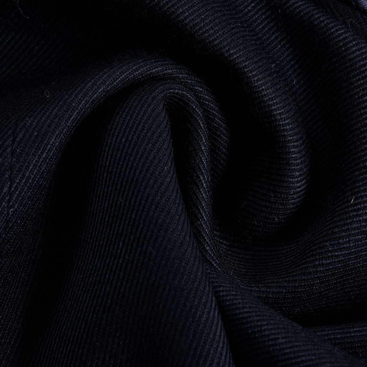 Dugdale Dark Navy Blue Twist Serge Double Breasted Jacket - 5